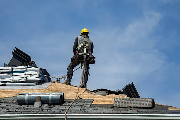 Professional Roofing technician working in Fort Towson, OK